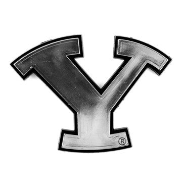Wholesale-BYU Molded Chrome Emblem Brigham Young University Molded Chrome Emblem 3.25” x 3.25 - "Y" Logo SKU: 60333
