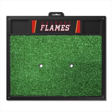 Wholesale-Calgary Flames Golf Hitting Mat NHL 20" x 17" SKU: 17003