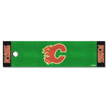 Wholesale-Calgary Flames Putting Green Mat NHL 18" x 72" SKU: 10608