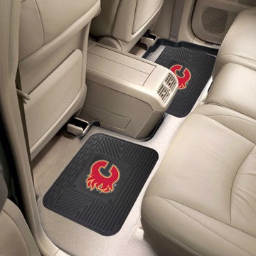 Wholesale-Calgary Flames Utility Mat Set NHL Back Seat Car Floor Mats - 2 Piece Set - 14" x 17" SKU: 12417