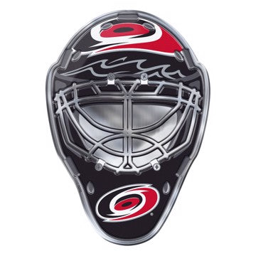 Wholesale-Carolina Hurricanes Embossed Helmet Emblem NHL Exterior Auto Accessory - Aluminum Color SKU: 60716