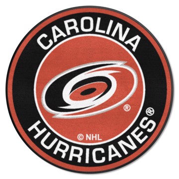 Wholesale-Carolina Hurricanes Roundel Mat NHL Accent Rug - Round - 27" diameter SKU: 18866