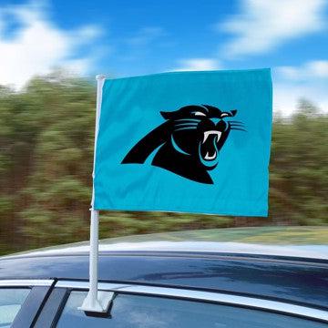 Wholesale-Carolina Panthers Car Flag NFL Auto Flag - 1 Piece - 11" x 14" SKU: 26136