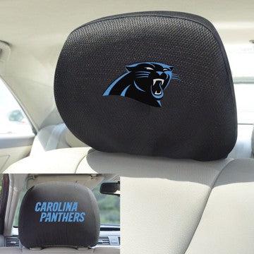 Wholesale-Carolina Panthers Headrest Cover NFL Universal Fit - 10" x 13" SKU: 21365