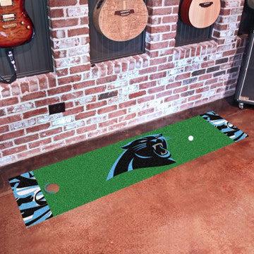 Wholesale-Carolina Panthers NFL x FIT Putting Green Mat NFL Golf Accessory - 18" x 72" SKU: 23218