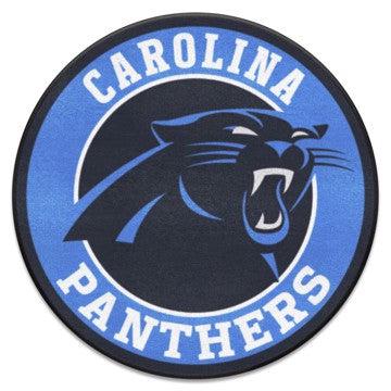 Wholesale-Carolina Panthers Roundel Mat NFL Accent Rug - Round - 27" diameter SKU: 17953