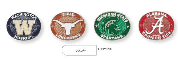 {{ Wholesale }} Central Michigan Chippewas Oval Pins 