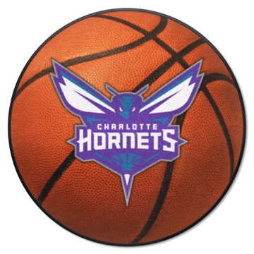 Wholesale-Charlotte Hornets Basketball Mat NBA Accent Rug - Round - 27" diameter SKU: 10219