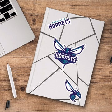 Wholesale-Charlotte Hornets Decal 3-pk NBA 3 Piece - 5” x 6.25” (total) SKU: 63293