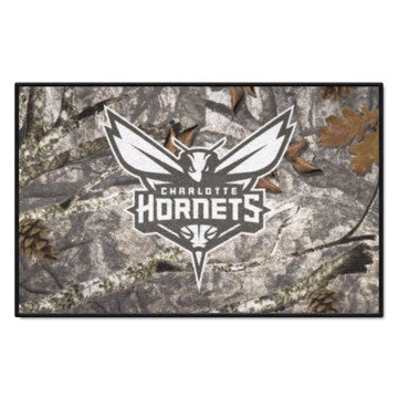 Wholesale-Charlotte Hornets Starter Mat - Camo NBA Accent Rug - 19" x 30" SKU: 34372