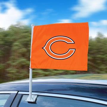 Wholesale-Chicago Bears Car Flag NFL Auto Flag - 1 Piece - 11" x 14" SKU: 26139