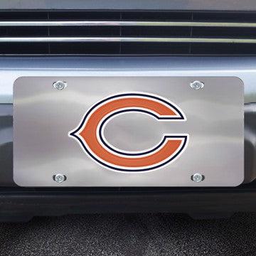Wholesale-Chicago Bears Diecast License Plate NFL Exterior Auto Accessory - 12" x 6" SKU: 27350