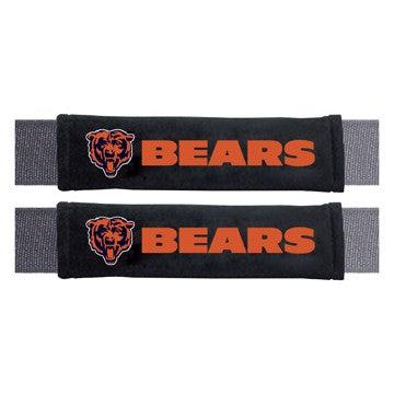 Wholesale-Chicago Bears Embroidered Seatbelt Pad - Pair NFL Interior Auto Accessory - 2 Pieces SKU: 32038