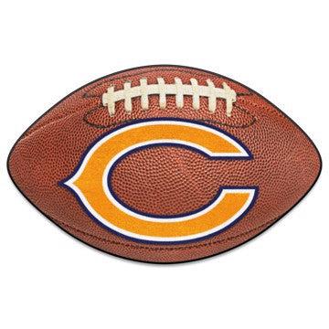 Wholesale-Chicago Bears Football Mat NFL Accent Rug - Shaped - 20.5" x 32.5" SKU: 5712