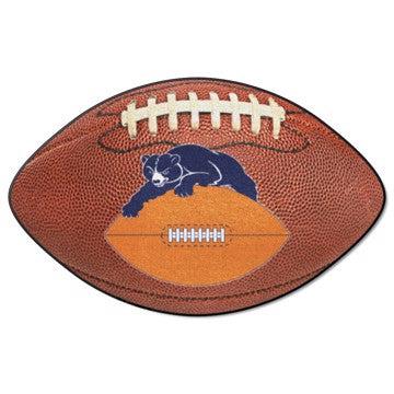 Wholesale-Chicago Bears Football Mat - Retro Collection NFL Accent Rug - Shaped - 20.5" x 32.5" SKU: 32563
