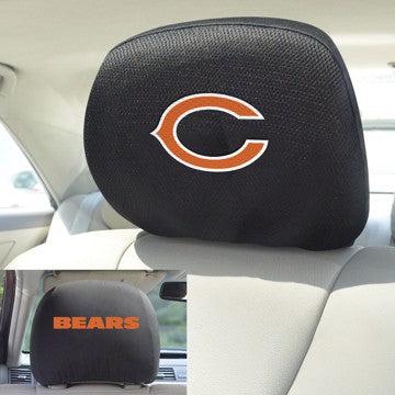 Wholesale-Chicago Bears Headrest Cover NFL Universal Fit - 10" x 13" SKU: 12493