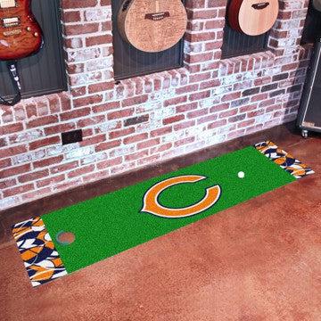 Wholesale-Chicago Bears NFL x FIT Putting Green Mat NFL Golf Accessory - 18" x 72" SKU: 23224