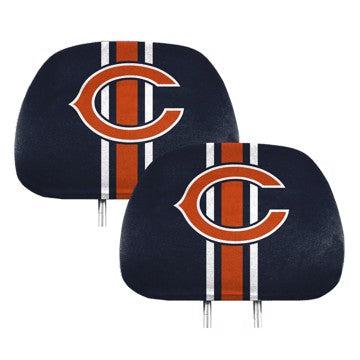 Wholesale-Chicago Bears Printed Headrest Cover NFL Universal Fit - 10" x 13" SKU: 62007