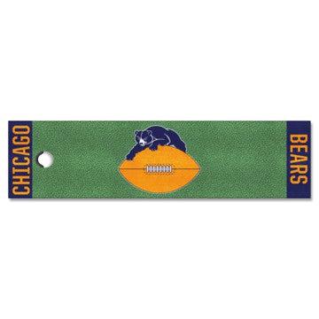 Wholesale-Chicago Bears Putting Green Mat - Retro Collection NFL 18" x 72" SKU: 32565