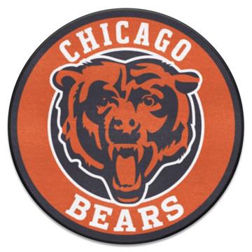 Wholesale-Chicago Bears Roundel Mat NFL Accent Rug - Round - 27" diameter SKU: 17954