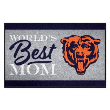 Wholesale-Chicago Bears Starter Mat - World's Best Mom NFL Accent Rug - 19" x 30" SKU: 18021