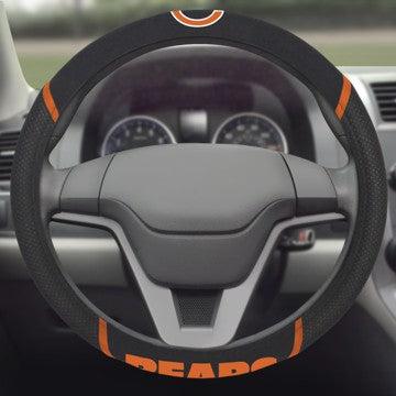 Wholesale-Chicago Bears Steering Wheel Cover NFL Universal Fit - 14.5" to 15.5" SKU: 15030