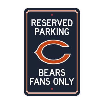 Wholesale-Chicago Bears Team Color Reserved Parking Sign Décor 18in. X 11.5in. Lightweight NFL Lightweight Décor - 18" X 11.5" SKU: 32154