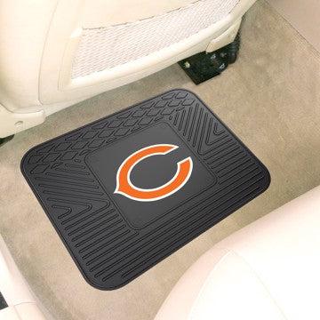 Wholesale-Chicago Bears Utility Mat NFL Back Seat Car Floor Mats - 1 Piece - 14" x 17" SKU: 9997