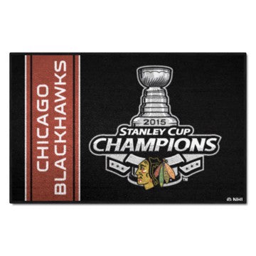Wholesale-Chicago Blackhawks Championship Starter Mat NHL Accent Rug - 19" x 30" SKU: 18252