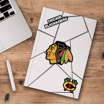Wholesale-Chicago Blackhawks Decal 3-pk NHL 3 Piece - 5” x 6.25” (total) SKU: 60982