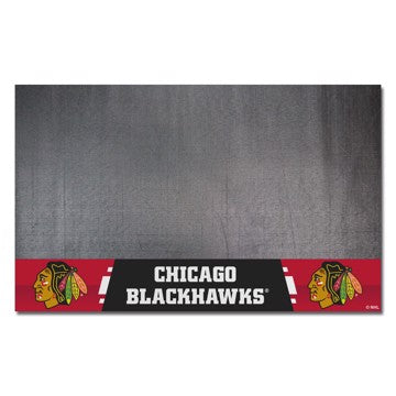 Wholesale-Chicago Blackhawks Grill Mat NHL Vinyl Mat - 26" x 42" SKU: 14230