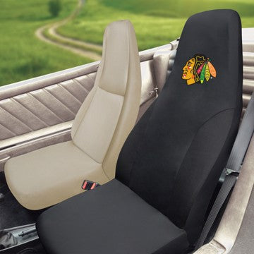 Wholesale-Chicago Blackhawks Seat Cover NHL Universal Fit - 20" x 48" SKU: 14961