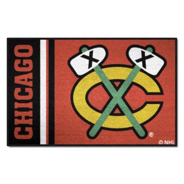Wholesale-Chicago Blackhawks Starter Mat - Uniform NHL Accent Rug - 19" x 30" SKU: 19258