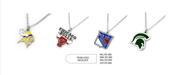 {{ Wholesale }} Chicago Blackhawks Team Logo Necklaces 