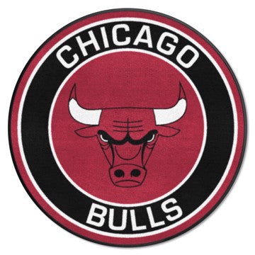 Wholesale-Chicago Bulls Roundel Mat NBA Accent Rug - Round - 27" diameter SKU: 18830