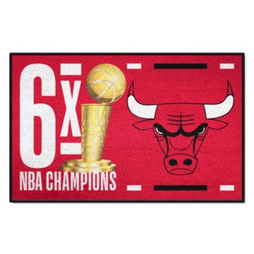 Wholesale-Chicago Bulls Starter Mat NBA Accent Rug - 19" x 30" SKU: 35087