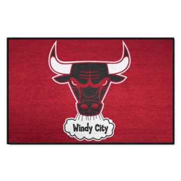 Wholesale-Chicago Bulls Starter Mat - Retro Collection NBA Accent Rug - 19" x 30" SKU: 35248
