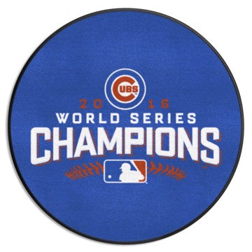 Wholesale-Chicago Cubs Baseball Mat MLB Accent Rug - Round - 27" diameter SKU: 18918