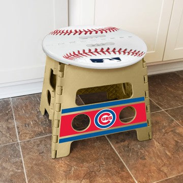 Wholesale-Chicago Cubs Folding Step Stool MLB Foot Stool - 14" x 13" SKU: 24702