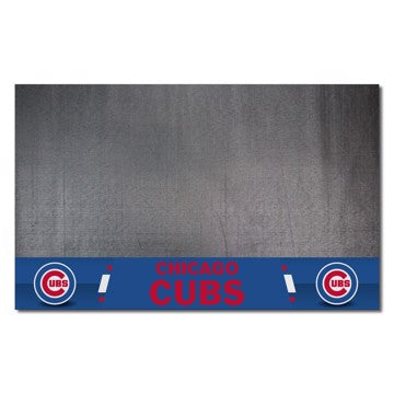 Wholesale-Chicago Cubs Grill Mat MLB Vinyl Mat - 26" x 42" SKU: 12148