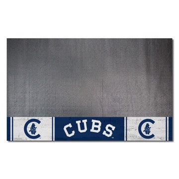 Wholesale-Chicago Cubs Grill Mat - Retro Collection MLB Vinyl Mat - 26" x 42" SKU: 1773