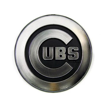 Wholesale-Chicago Cubs Molded Chrome Emblem MLB Plastic Auto Accessory SKU: 60214