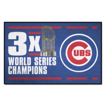Wholesale-Chicago Cubs Starter Mat - Dynasty MLB Accent Rug - 19" x 30" SKU: 36030