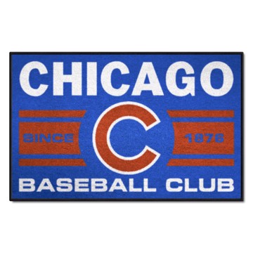 Wholesale-Chicago Cubs Starter Mat - Uniform MLB Accent Rug - 19" x 30" SKU: 18463