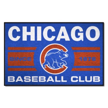 Wholesale-Chicago Cubs Starter Mat - Uniform MLB Accent Rug - 19" x 30" SKU: 29151