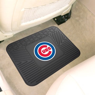 Wholesale-Chicago Cubs Utility Mat MLB Back Seat Car Floor Mats - 1 Piece - 14" x 17" SKU: 10055