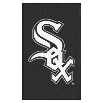 Wholesale-Chicago White Sox 3X5 High-Traffic Mat with Durable Rubber Backing MLB Commercial Mat - Portrait Orientation - Indoor - 33.5" x 57" SKU: 9830