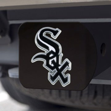 Wholesale-Chicago White Sox Hitch Cover MLB Color Emblem on Black Hitch - 3.4" x 4" SKU: 26549