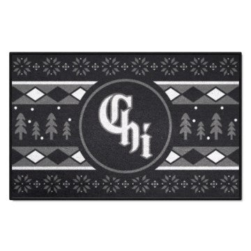 Wholesale-Chicago White Sox Holiday Sweater Starter Mat MLB Accent Rug - 19" x 30" SKU: 37433