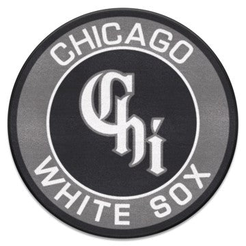 Wholesale-Chicago White Sox Roundel Mat MLB Accent Rug - Round - 27" diameter SKU: 37443